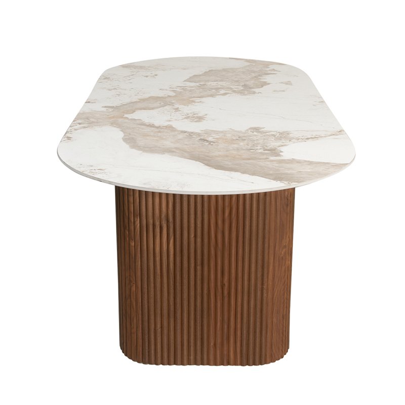Urban Chique Eettafel Keramisch Marmer 3 Urban Chique Eettafel Keramisch Marmer - Afbeelding 3