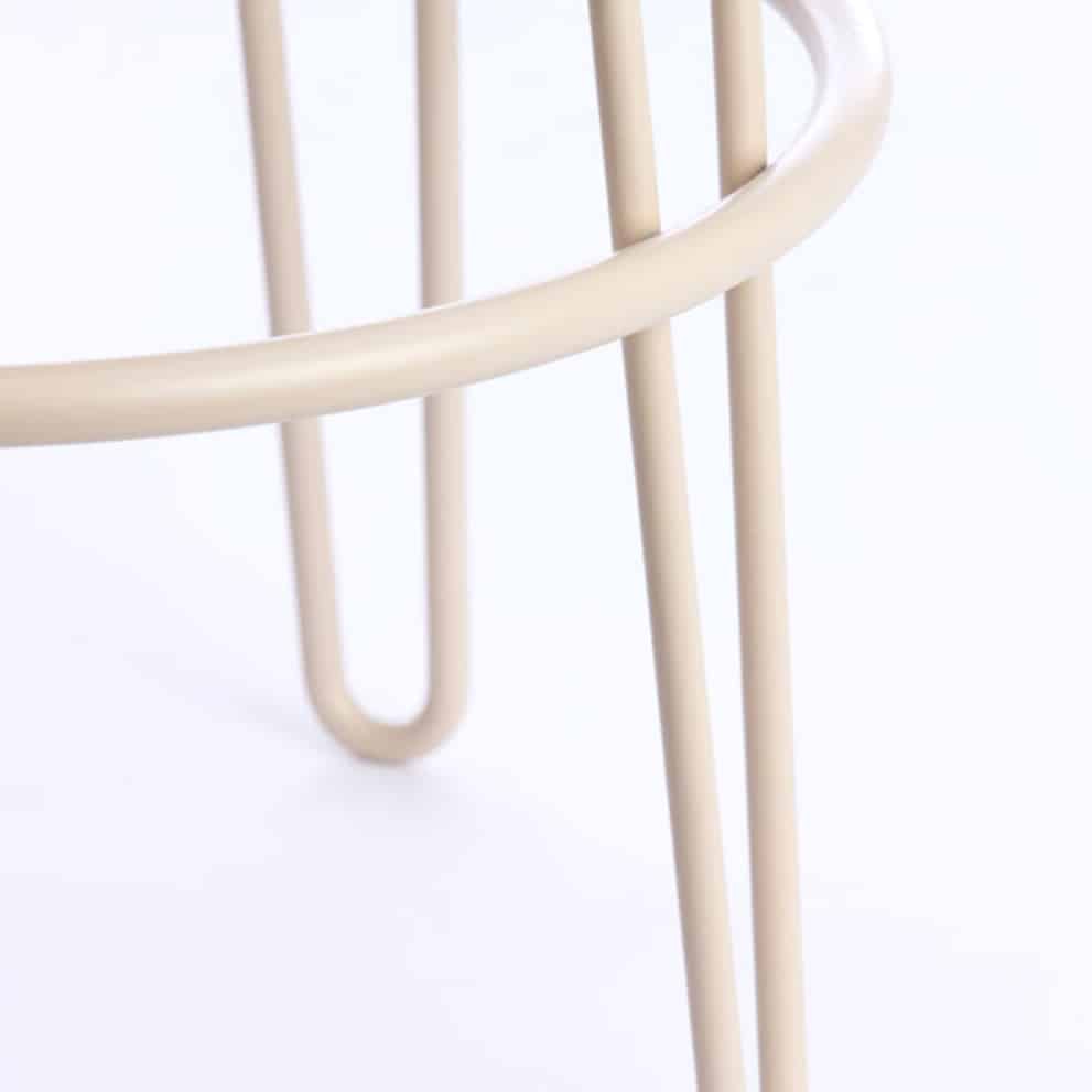 Barkruk ALICE Boucle Creme + Creme 3 Barkruk ALICE Boucle Creme + Creme - Afbeelding 3