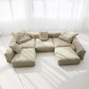 Vetsak bank: alles over de modulaire Vetsak sofa 4 color cordVelour sand 5