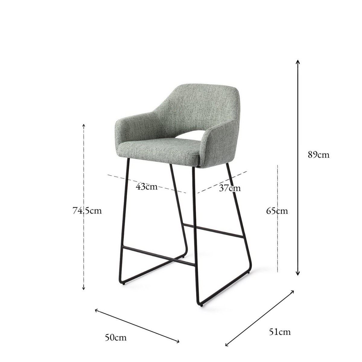 Jesper Home Yanai barkruk 7 Jesper Home Yanai barkruk - Afbeelding 7