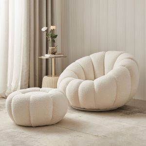 olivia fauteuil teddy wit