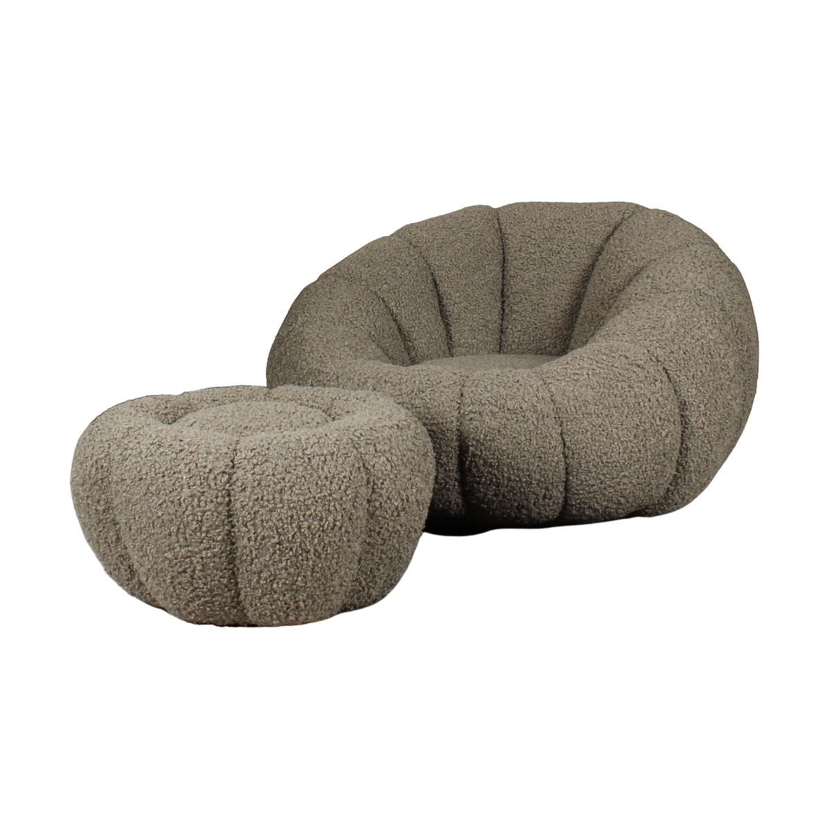 Olivia DLX fauteuil teddy - groen 3 Olivia DLX fauteuil teddy - groen - Afbeelding 3