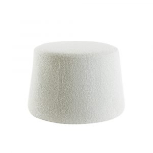 Stool LAURYN bouclé Ø59 Creme
