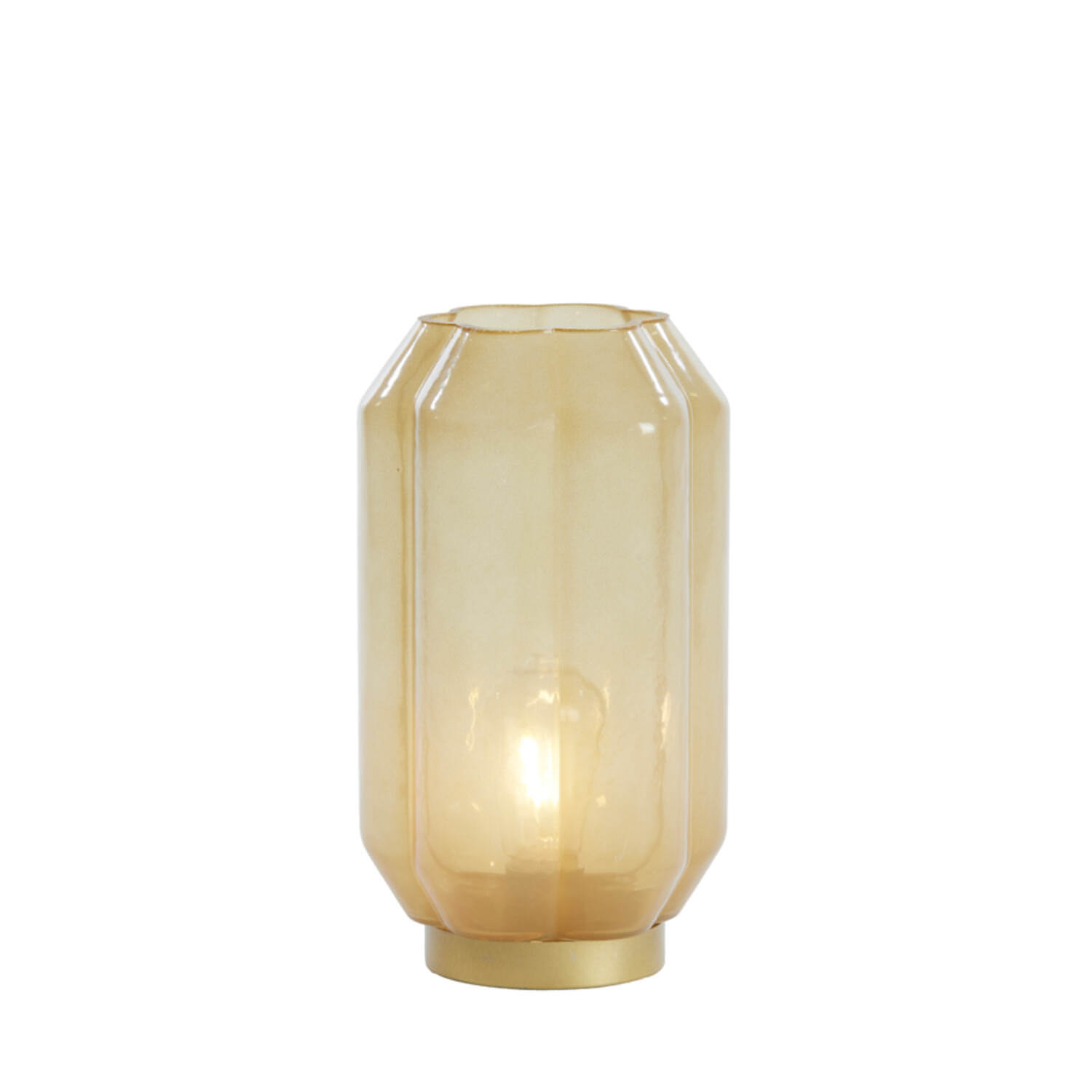 Tafellamp LED Ø15x27 cm YVIAS glas 2 Tafellamp LED Ø15x27 cm YVIAS glas - Afbeelding 2